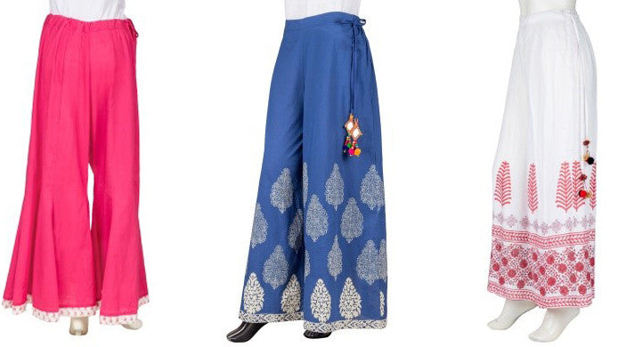 printed palazzo pants