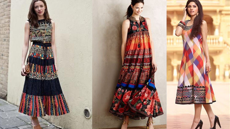 The Splash of Multicolor - Latest Designer Multicolor Kurtis