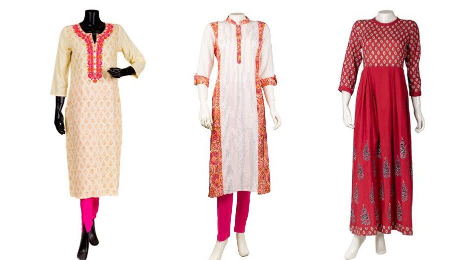 block printed kurtis