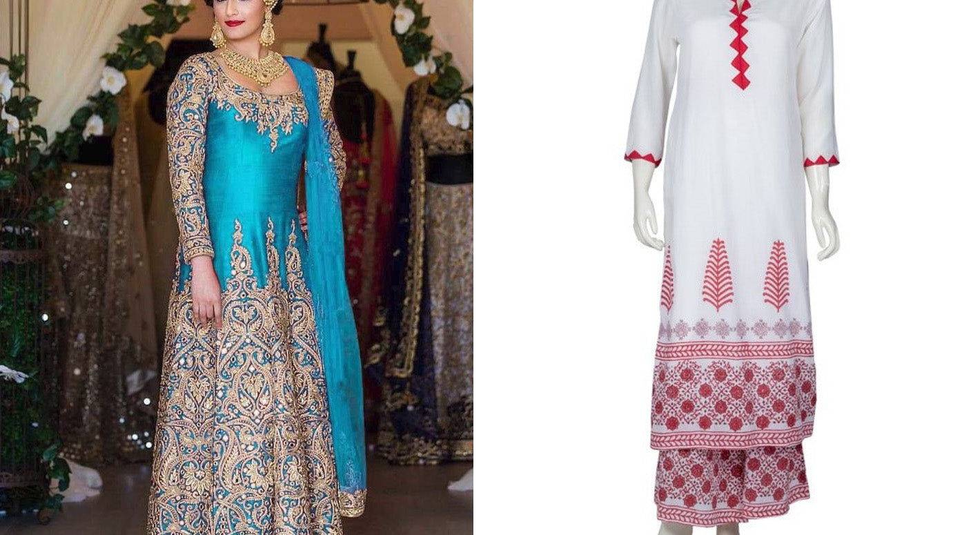 embroidered kurtis