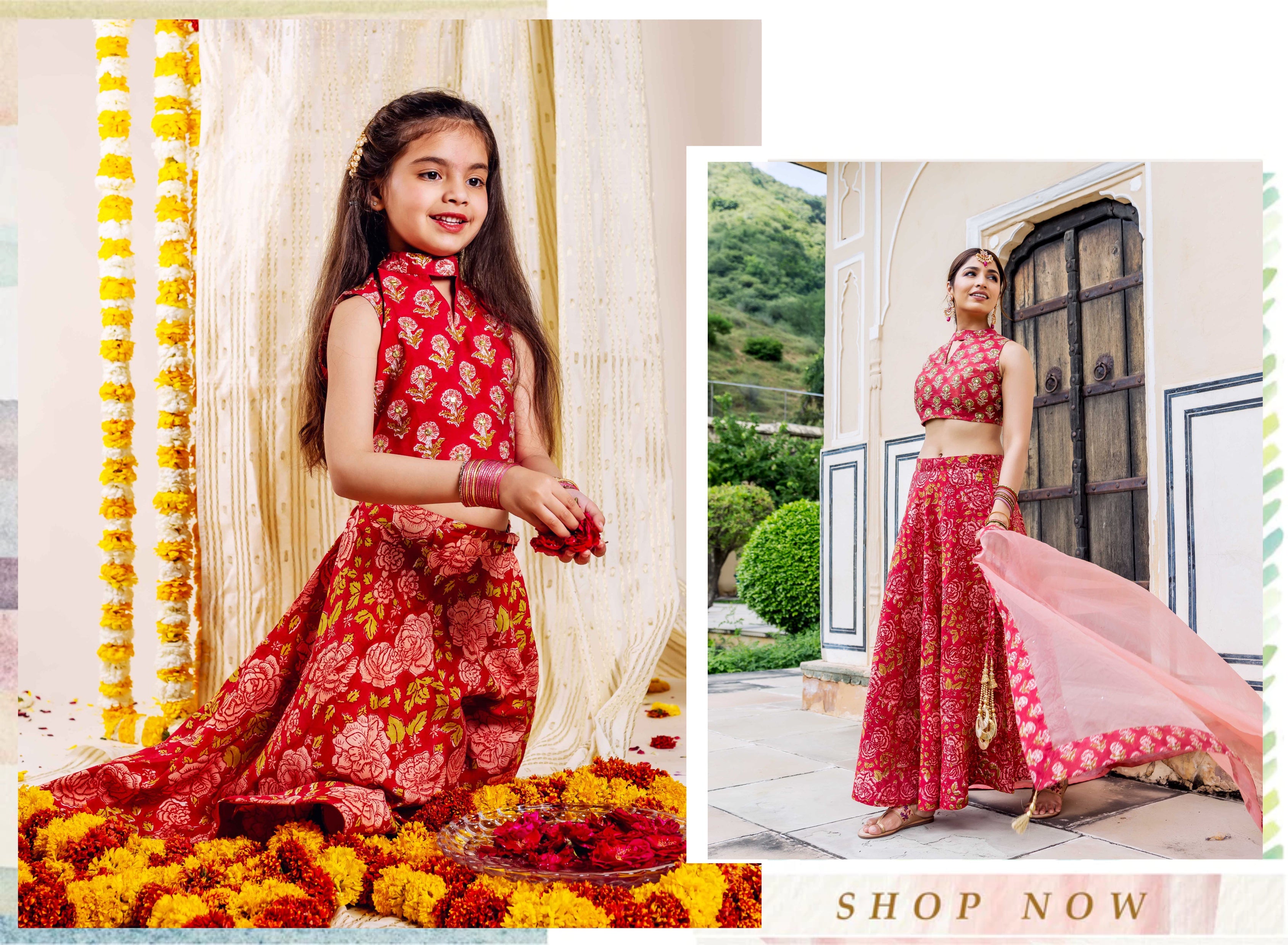 Noor Lehenga Set for Mommy & Baby Girl