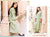 Mint Green Golden Hand Block Printed Kurta Set with Palazzo