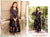 Black Cotton Printed Bell Sleeves Angrakha Dress Online
