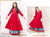 Maroon Long Indo Western Kurta with Aqua Skirt