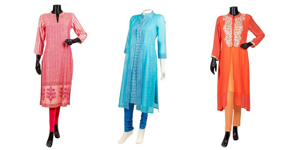 Hand block printed kurtis