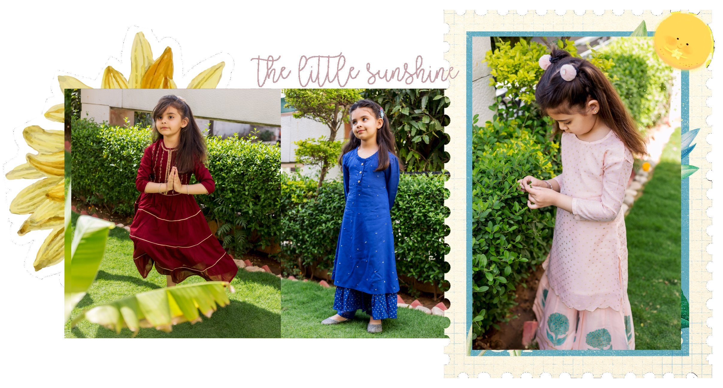 indo western dresses for baby girl`s