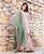 Green Kota Doria Dupatta with Block Printed Border