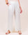 White Flared Palazzo with Pintuck