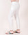 Straight White Pants with Gota Trim