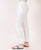 White Solid Straight Pants with Gota Trim and Kingri Lace