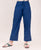 Indigo Pants with Ladder Lace