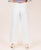 White Embroidered Solid Palazzo Pants