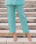 Baby Blue Linen Solid Pants