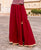 Maroon Skirt with Gotta Trims