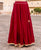 Maroon Skirt with Gotta Trims