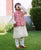 Chanderi Crème Kurta Set with Printed Chanderi Waist Coat