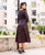 Black Multi Coloured Angrakha Dress