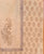 Beige and Indigo Block Printed  Chanderi Dupatta
