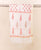 White and Pink Block Printed Chanderi Dupatta