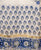 Blue and White Block Printed Chanderi Dupatta