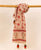 Beige Hand Block Printed Dupatta with Tassels