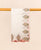 White Hand Block Printed Dupatta with Scalping