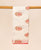 White Hand Block Printed Dupatta with Solid Trim