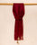 Maroon Organza Dupatta with Mukaish