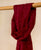 Maroon Organza Dupatta with Mukaish