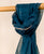 Teal Blue Organza Dupatta