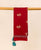 Maroon Chanderi Hand Block Printed Dupatta