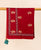 Maroon Chanderi Hand Block Printed Dupatta
