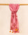 Pink Chanderi Hand Block Printed Dupatta
