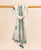 White and Blue Hand Block Printed Dupatta