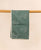 Green Hand Block Printed Dupatta with Lace Detail