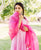 Fuchsia Chanderi Dupatta with Mukaish