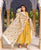 Antique White Hand Block Printed Dupatta