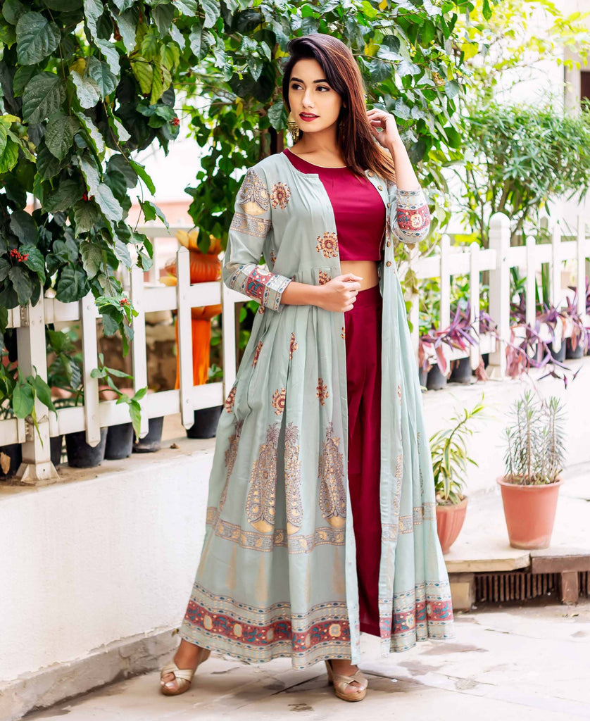 Jacket indo hot sale western dresses
