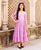 Pink Gota Frill Long Dress for Baby Girl