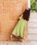 Mint Green Chiffon Anarkali Dress for Baby Girl