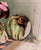 Mint Green Chiffon Anarkali Dress for Baby Girl