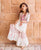 White Chanderi Hand Block Printed Sharara Set