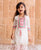 White Chanderi Hand Block Printed Sharara Set