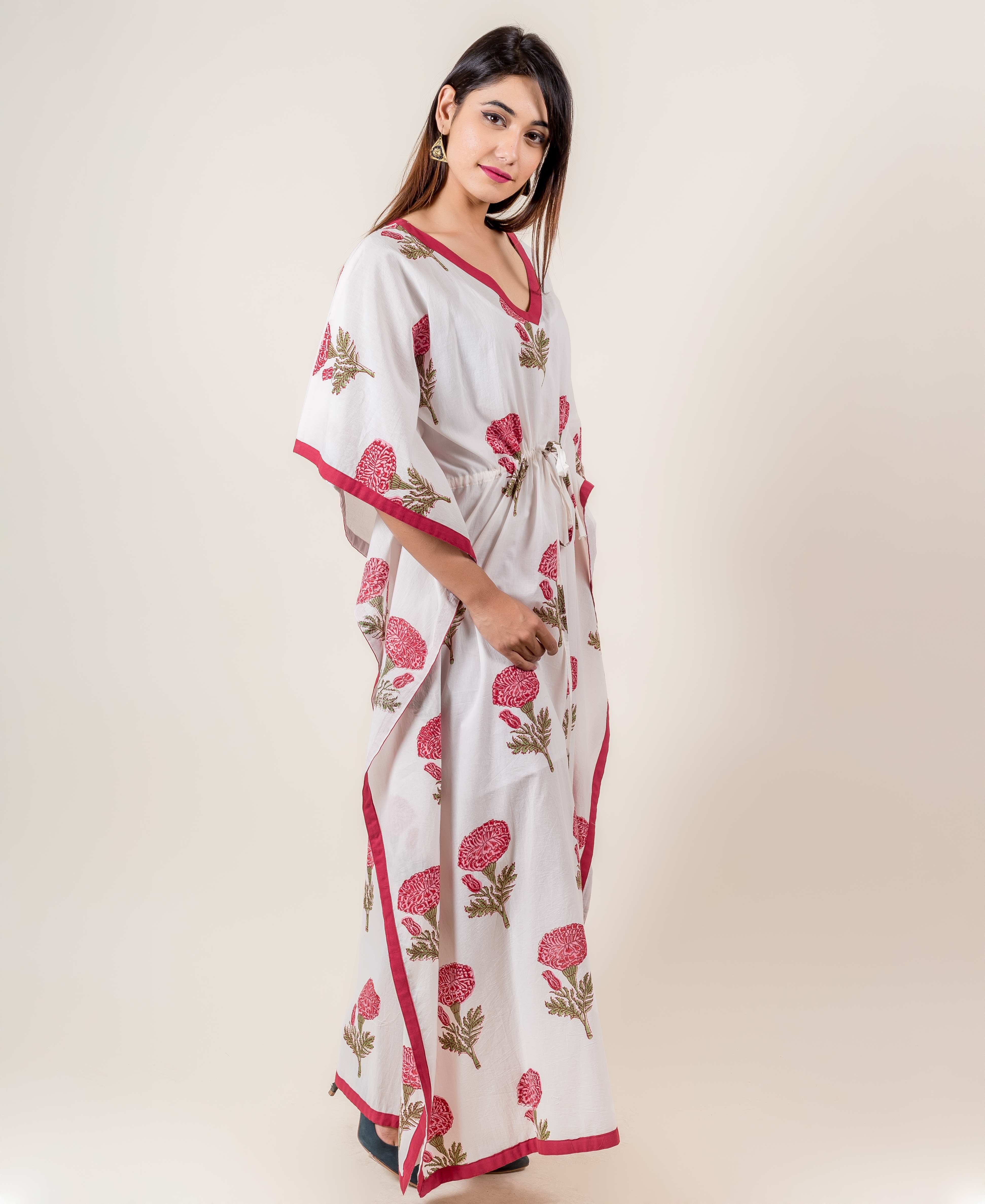 Hand Block Printed Kaftan