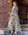 Sage Green Rayon Block Printed Long Dress