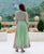 Mint Green Chiffon Anarkali Dress
