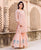 Nirvi Peach Polka Printed and Embroidered Kurta