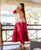 Salmon Burgundy Ombre Gotta Embroidered Anarkali Kurta
