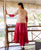 Salmon Burgundy Ombre Gotta Embroidered Anarkali Kurta