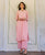 Aria Pink Embroidery Straight Kurta